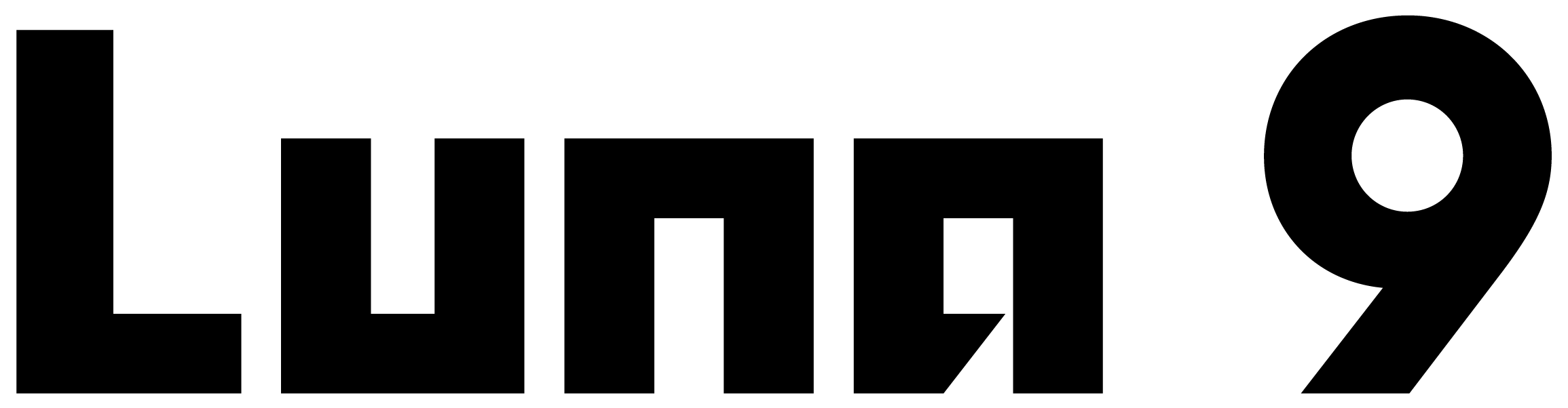 Luna9 logo in thick black text