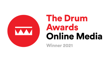 Drum online media awards winner badge