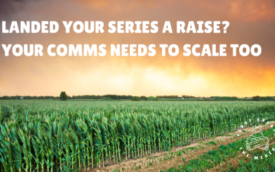 Comms advice for biotech startups after raising Series A: From startup to scaleup