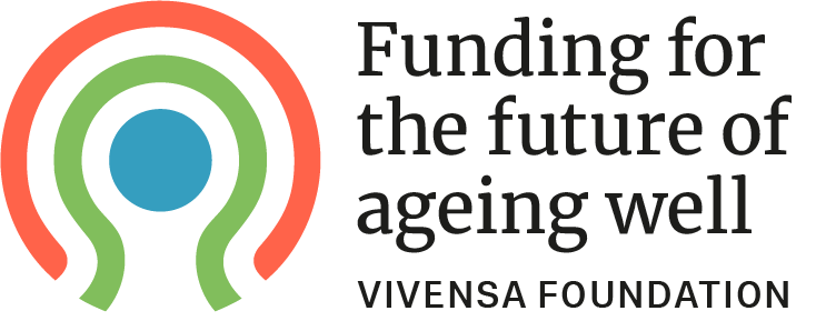 Vivensa Foundation logo with the strapline "Funding for the future of ageing well"